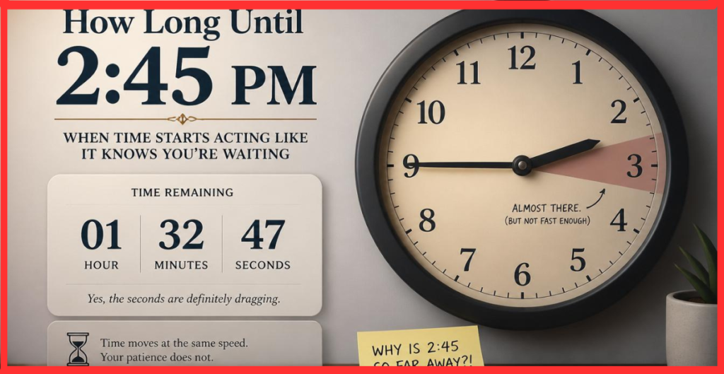 how long until 2:45 PM