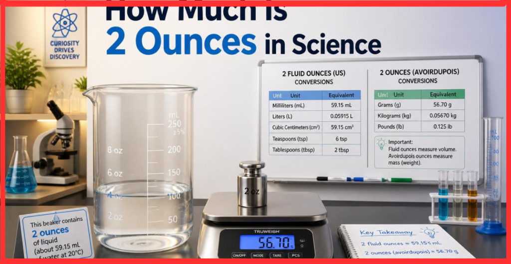 How Much Is 2 Ounces in Science?