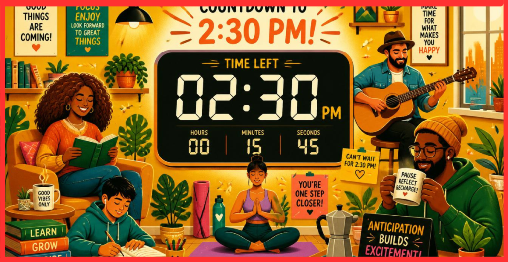 Countdown to 2:30 PM