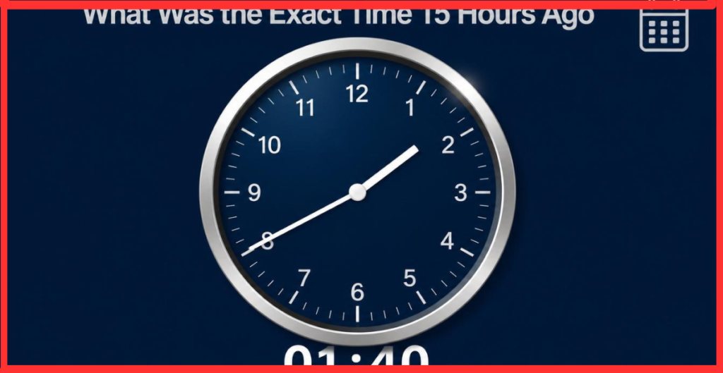 15 Hours Ago Exact Time