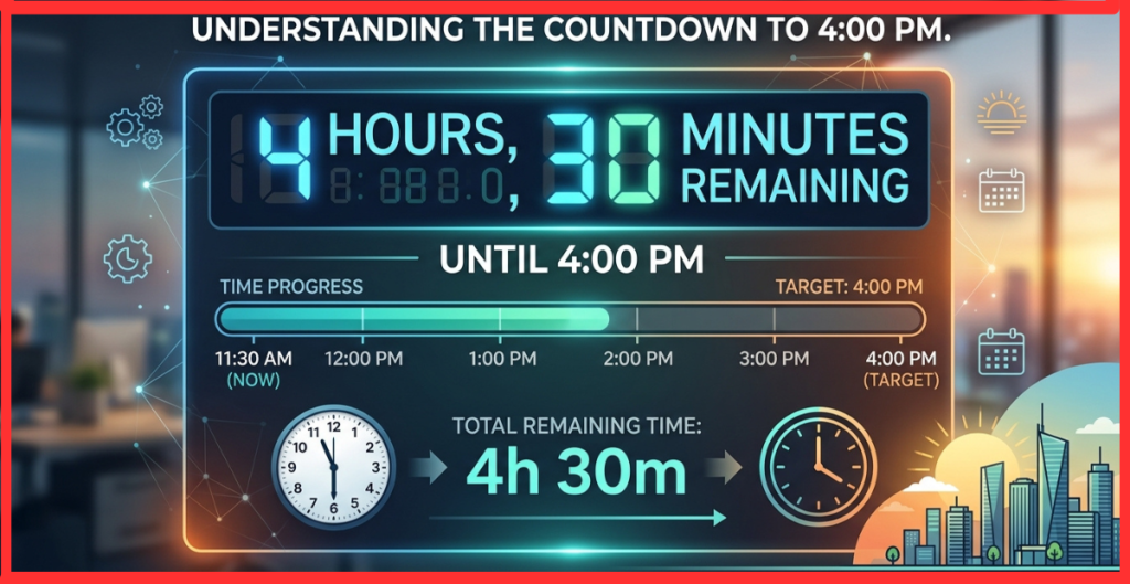 How Long Until 4:00 PM