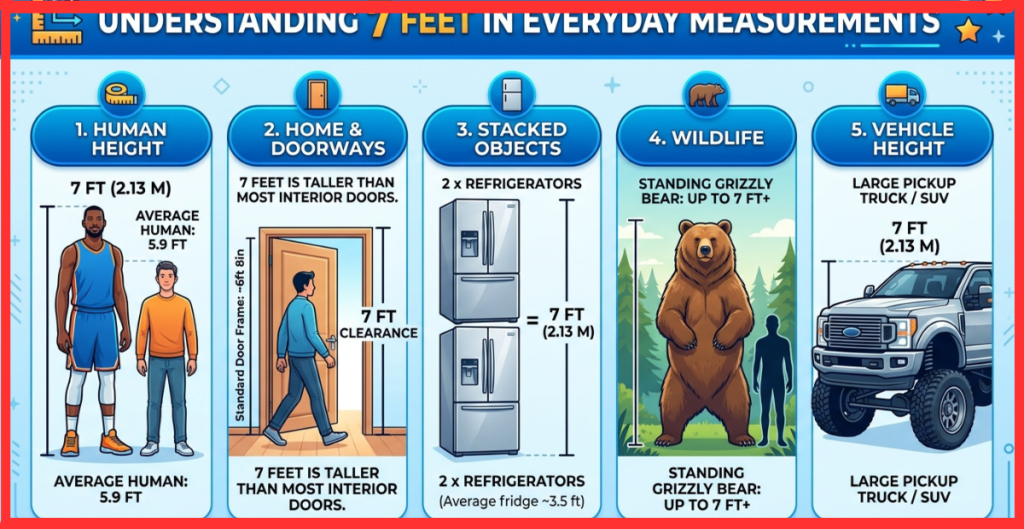 7 Feet Measurement