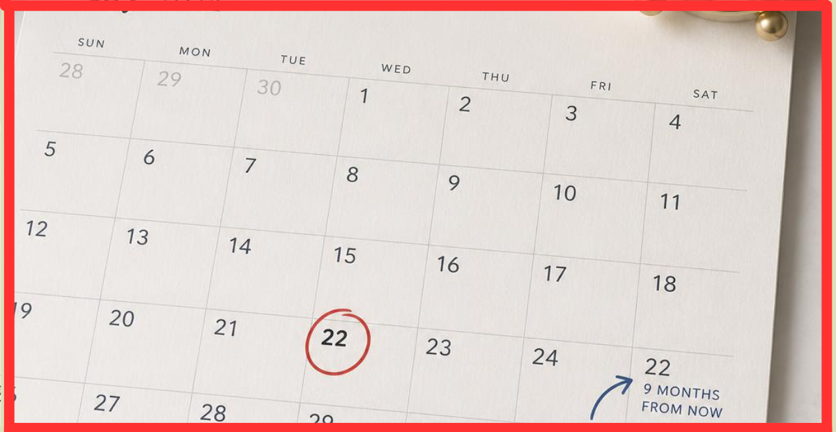 9 months from today: April 4, 2027