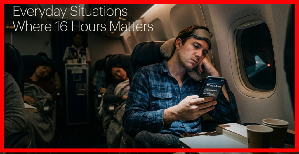 Everyday Situations Where 16 Hours Matters
