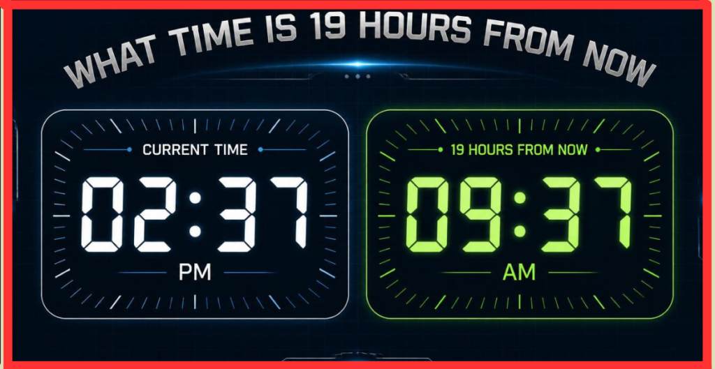 19 Hours From Now