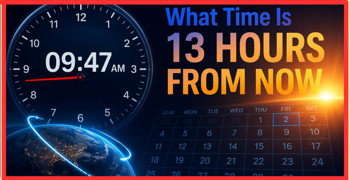 what time is 19 hours from now