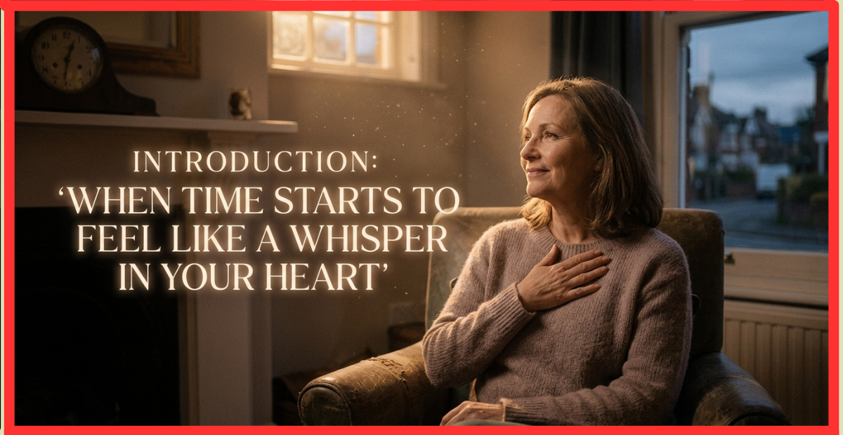 When Time Starts to Feel Like a Whisper in Your Heart